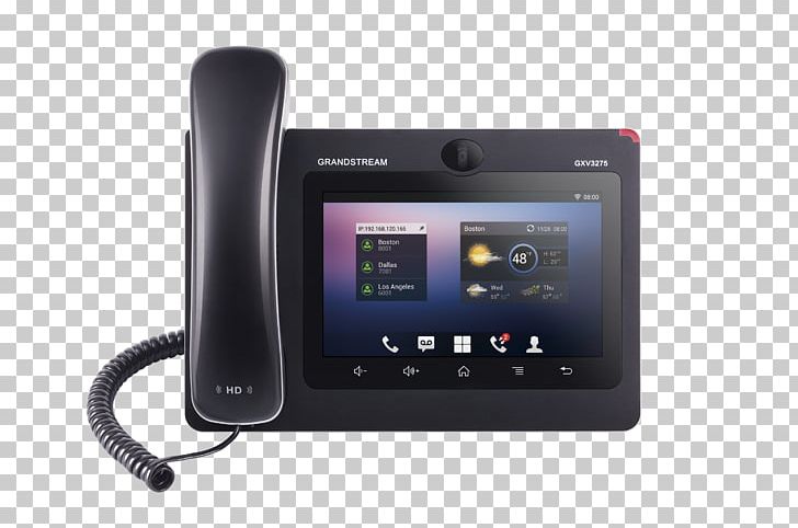 Grandstream GXV3275 Grandstream Networks VoIP Phone Voice Over IP Telephone PNG, Clipart, Android, Electronic Device, Electronics, Gadget, Gra Free PNG Download