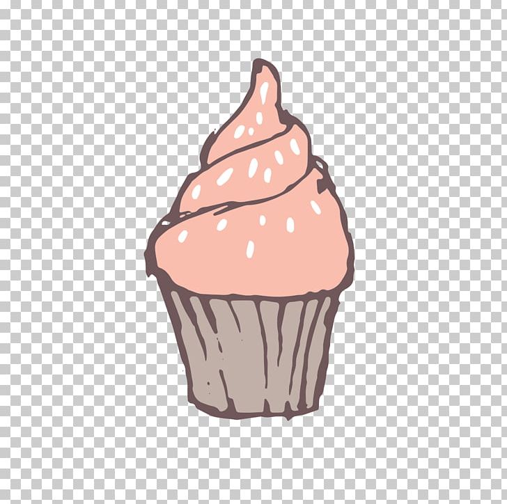 Ice Cream Cupcake Illustration PNG, Clipart, Baking Cup, Cake, Cartoon, Cones, Creative Cones Free PNG Download