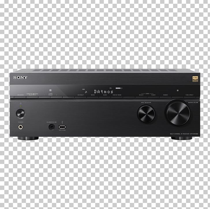 AV Receiver Home Theater Systems Sony Radio Receiver Dolby Atmos PNG, Clipart, Audio, Audio Equipment, Audio Receiver, Av Receiver, Cable Free PNG Download