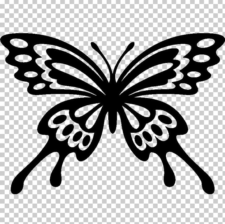 Monarch Butterfly Sticker Wall Decal Paint PNG, Clipart, Art, Arthropod, Black And White, Brush Footed Butterfly, Butterfly Free PNG Download