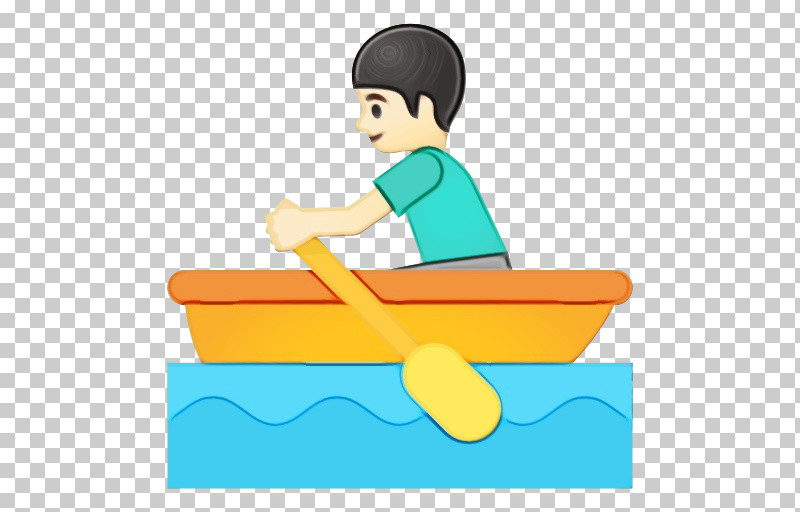 Cartoon Sticker Watercolor Painting PNG, Clipart, Boat, Cartoon, Happiness, Paint, Sticker Free PNG Download