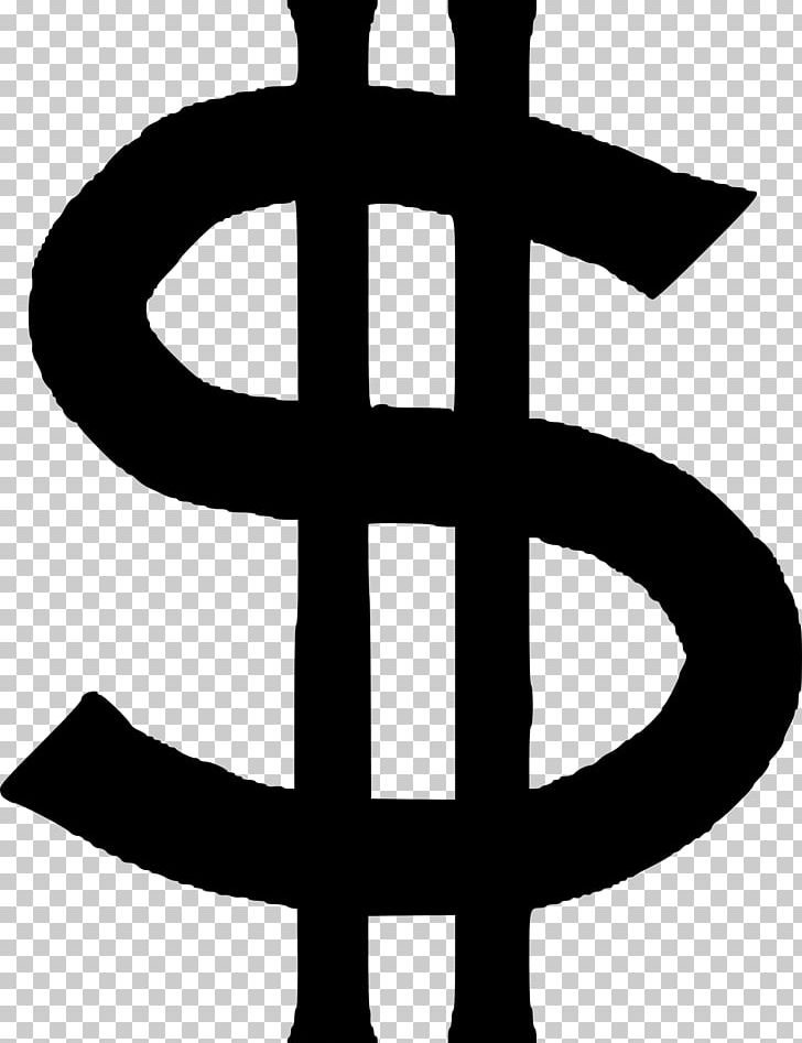 Dollar Sign Currency Symbol United States Dollar PNG, Clipart, Artwork, Australian Dollar, Banknote, Black And White, Computer Icons Free PNG Download