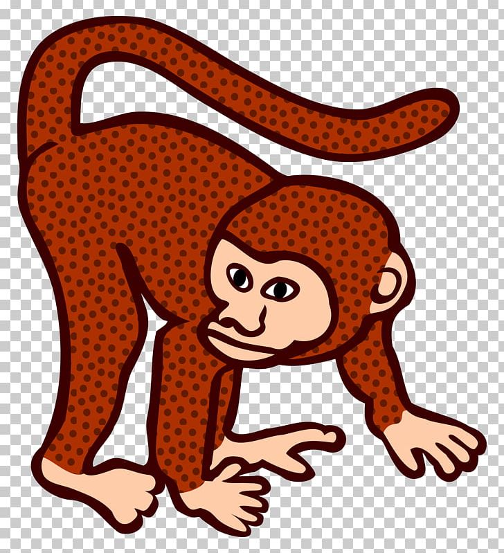 Primate Monkey Drawing PNG, Clipart, Animals, Big Cats, Carnivoran, Cat Like Mammal, Drawing Free PNG Download