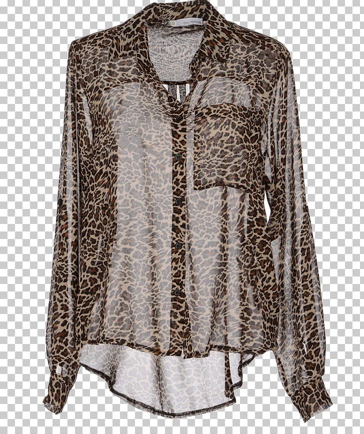 Clothing Leopard Blouse Shirt Sleeve PNG, Clipart, Animal Print, Animals, Blouse, Button, Clothing Free PNG Download