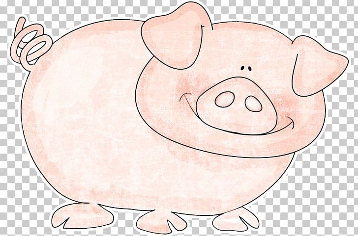 Domestic Pig PNG, Clipart, Animals, Animation, Artwork, Cartoon, Designer Free PNG Download