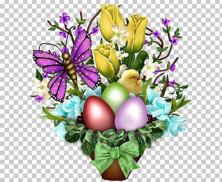 Easter Egg Floral Design Cut Flowers PNG, Clipart, 2018, Basket, Chickadee, Cut Flowers, Easter Free PNG Download