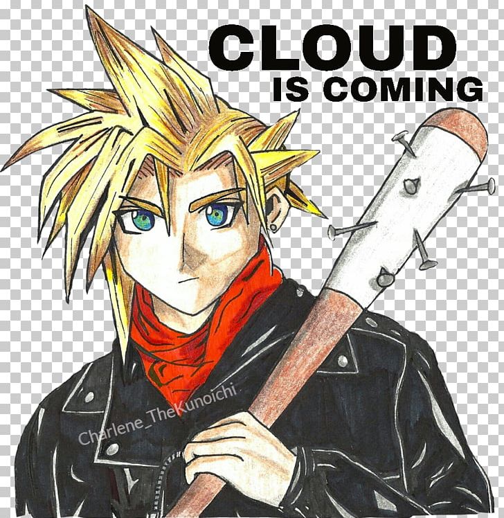 Final Fantasy VII Remake Final Fantasy XIV Cloud Strife Negan PNG, Clipart,  Free PNG Download