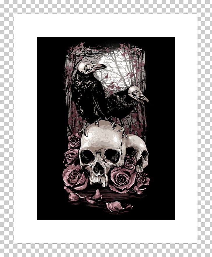 Skull PNG, Clipart, Art, Art Print, Bone, Crow, Fantasy Free PNG Download