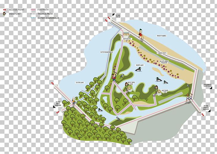 Greenwich Peninsula Ecology Park Thames Barrier Park PNG, Clipart, Ecology, Garden, Greenwich Millennium Village, Land Lot, Map Free PNG Download