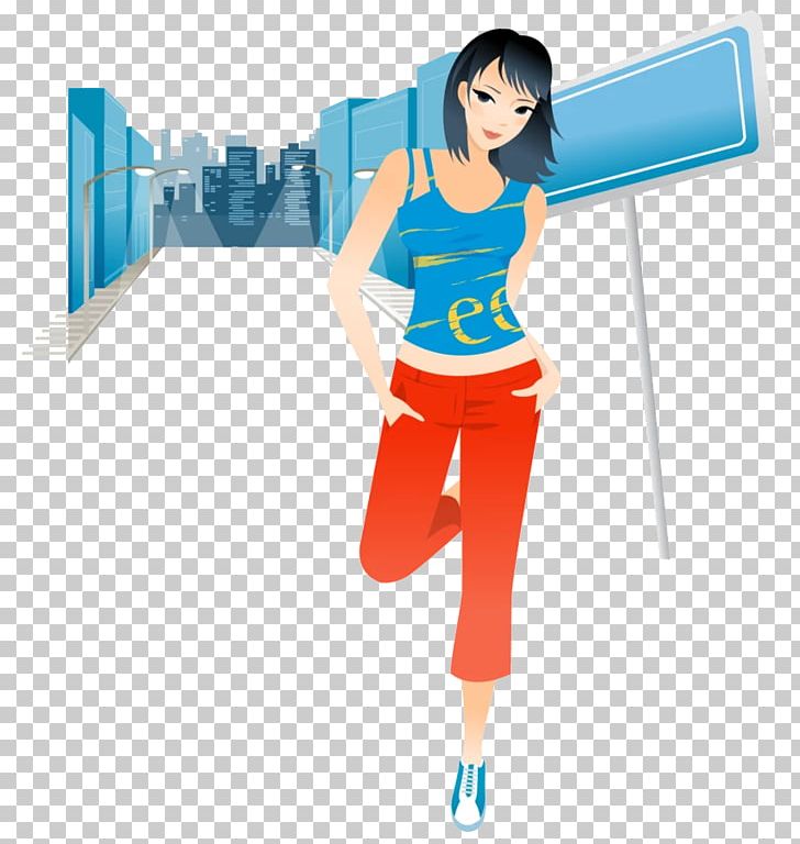 Physical Exercise Cartoon Woman Illustration PNG, Clipart, Arm, Baby Girl, Blue, Building, Cartoon Free PNG Download
