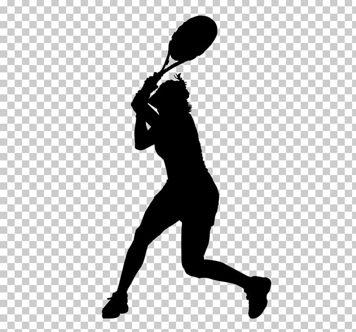 Tennis Silhouette PNG, Clipart, Arm, Black And White, Fotolia, Human Behavior, Joint Free PNG Download