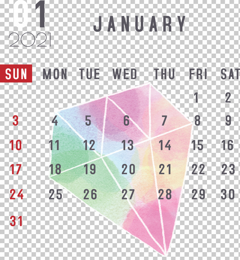 January 2021 Printable Calendar January Calendar PNG, Clipart, 2021 Calendar, Diagram, Geometry, January, January Calendar Free PNG Download