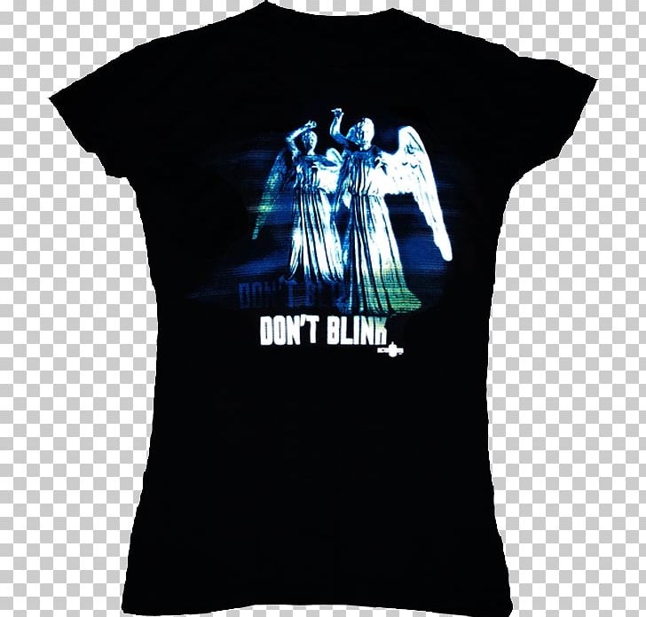 T-shirt Weeping Angel Blink Sleeve PNG, Clipart, Blink, Blue, Brand, Champion, Clothing Free PNG Download