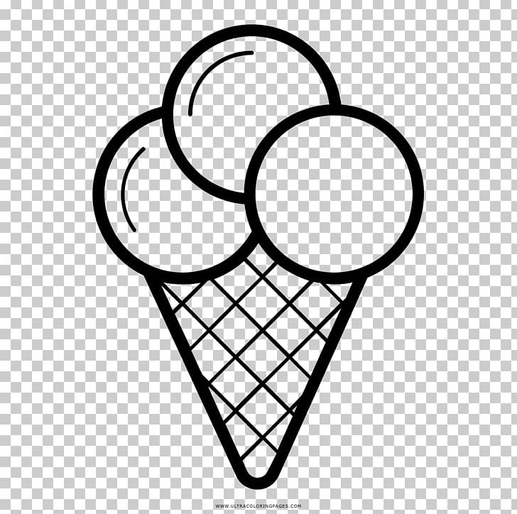 Ice Cream Cones Drawing Coloring Book PNG, Clipart, Area, Ausmalbild, Black And White, Circle, Color Free PNG Download