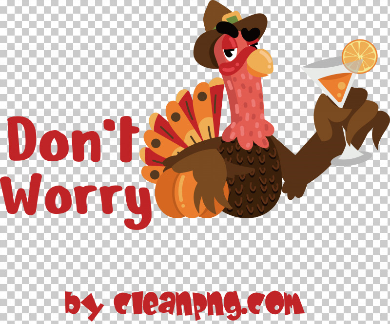 Thanksgiving PNG, Clipart, Dont Worry, Thanksgiving, Turkey Free PNG Download