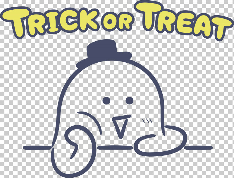 TRICK OR TREAT Happy Halloween PNG, Clipart, Behavior, Cartoon, Happiness, Happy Halloween, Line Free PNG Download