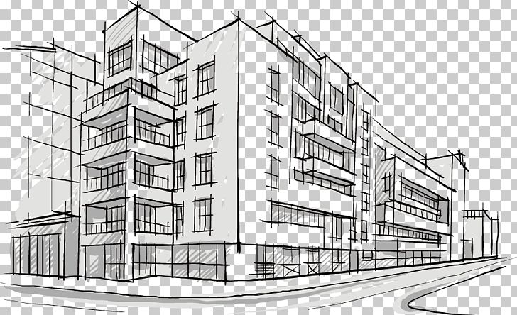 Architectural Drawing Architecture Sketch Building PNG  angle apartment  architectu  Architecture sketch Architecture drawing Perspective drawing  architecture