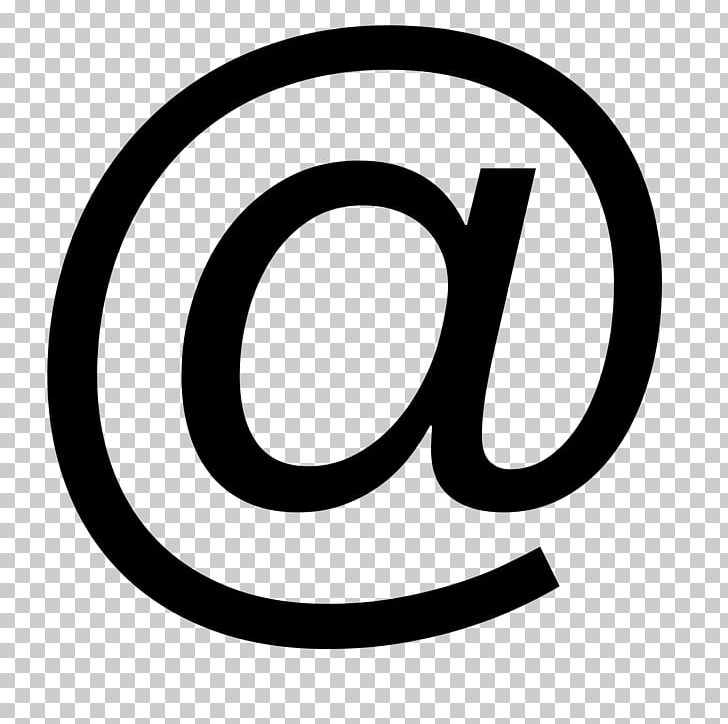At Sign Symbol Email Pictogram Computer Icons PNG, Clipart, Ampersand, Area, At Sign, Black And White, Brand Free PNG Download