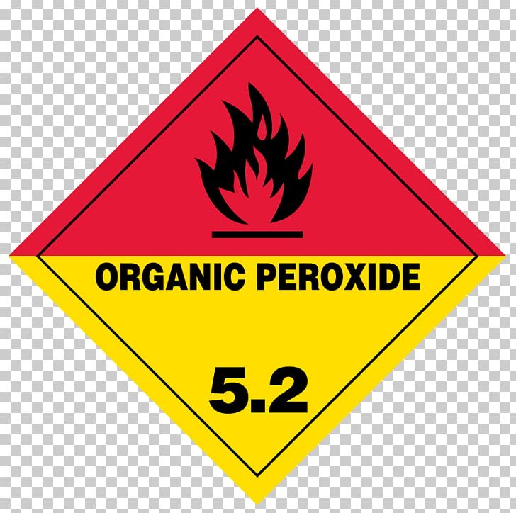 Organic Peroxide Dangerous Goods Placard Oxidizing Agent PNG, Clipart, Adr, Angle, Area, Brand, Combustibility And Flammability Free PNG Download