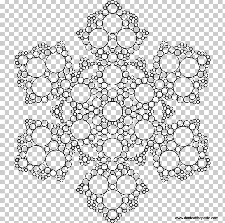 Koch Snowflake Coloring Book Mandala PNG, Clipart, Adult, Area, Auto Part, Black And White, Child Free PNG Download