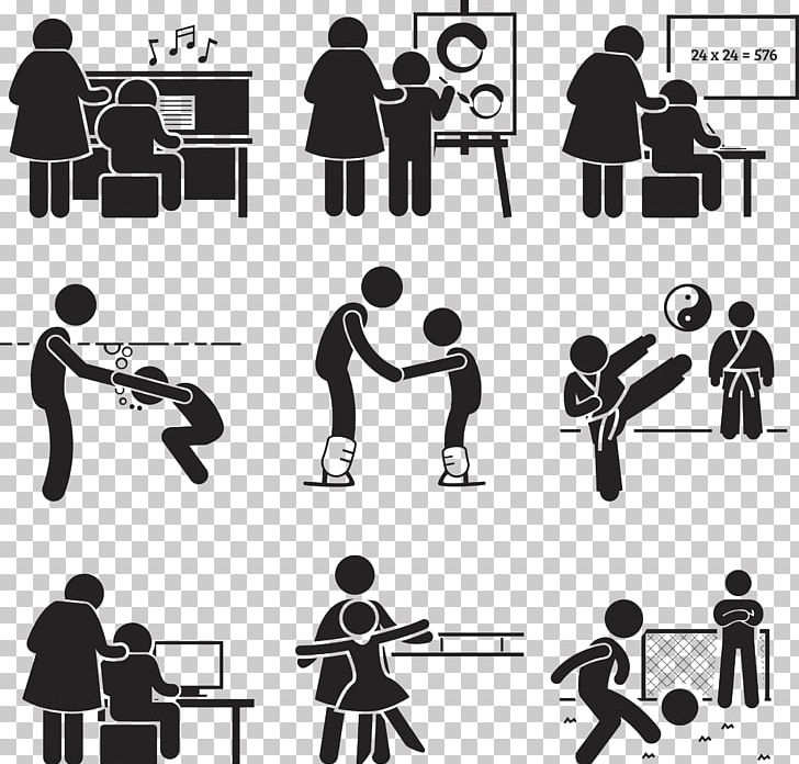 Student Pictogram Learning Lesson PNG, Clipart, Angle, Animals, Black, Black Hair, Class Free PNG Download