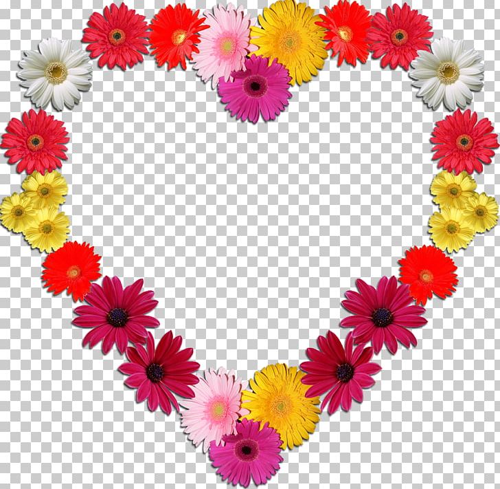 Heart Flower Frames PNG, Clipart, Animation, Beads, Cut Flowers, Daisy, Desktop Wallpaper Free PNG Download