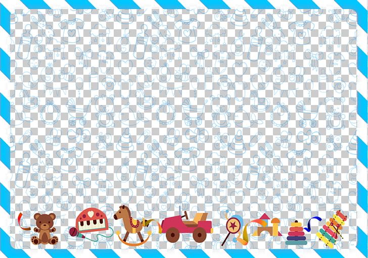 Poster Cuteness Adobe Illustrator PNG, Clipart, Area, Blue, Border, Border Frame, Care Free PNG Download
