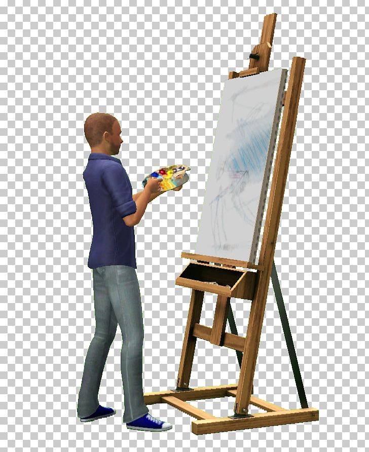 Easel Painting Painter Artist The Sims PNG, Clipart, Art, Artist, Canvas, Easel, Furniture Free PNG Download