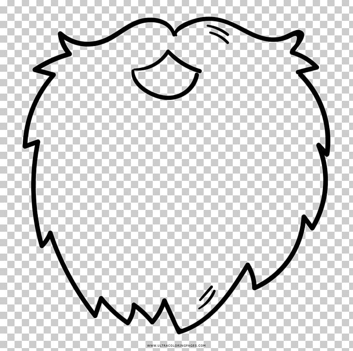 Black And White Coloring Book Drawing Beard PNG, Clipart, Angle, Area, Art, Avatar, Beak Free PNG Download