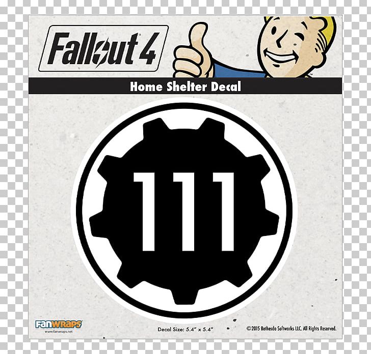 Fallout 4 Fallout 3 Xbox One The Vault PlayStation 4 PNG, Clipart, Brand, Clothing Accessories, Dark Souls, Decal, Entertainment Free PNG Download