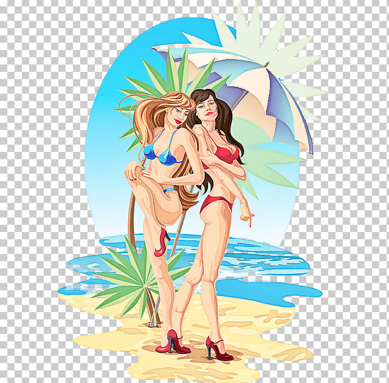 Cartoon Summer Fun Bikini Vacation PNG, Clipart, Bikini, Cartoon, Fun, Summer, Swimwear Free PNG Download