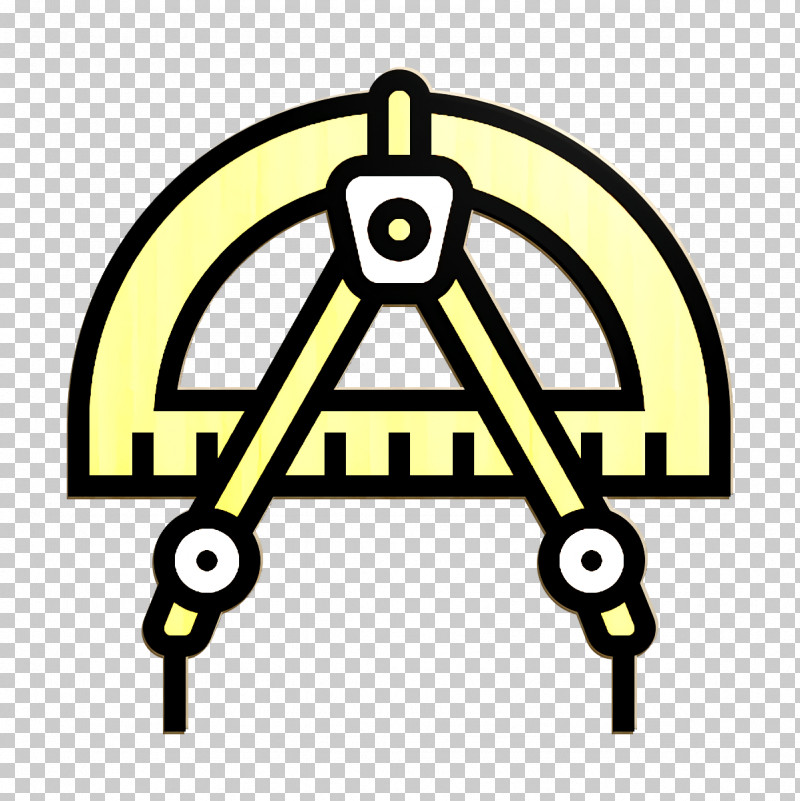 Compass Icon Architecture Icon PNG, Clipart, Architecture Icon, Compass Icon, Line, Yellow Free PNG Download