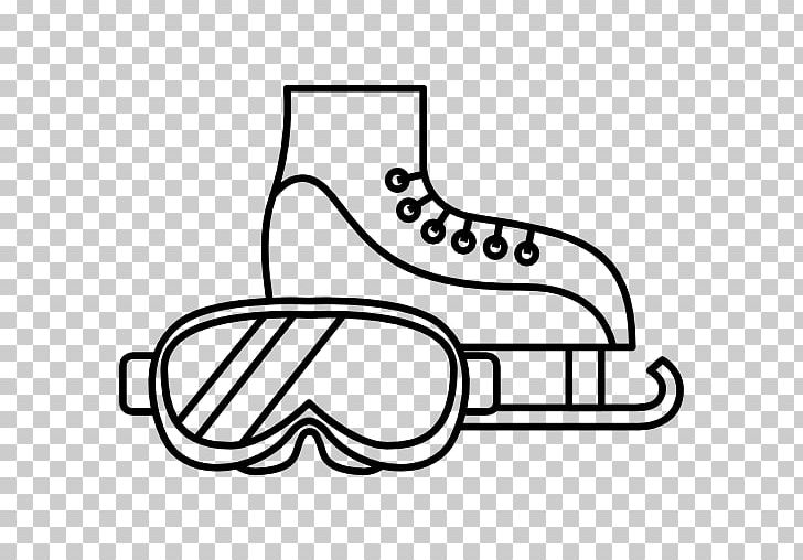 Ice Skating Winter Sport Roller Skating Computer Icons PNG, Clipart, Angle, Area, Artwork, Black, Black And White Free PNG Download