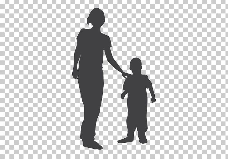Silhouette Child Mother Son PNG, Clipart, Animals, Arm, Black, Black And White, Child Free PNG Download