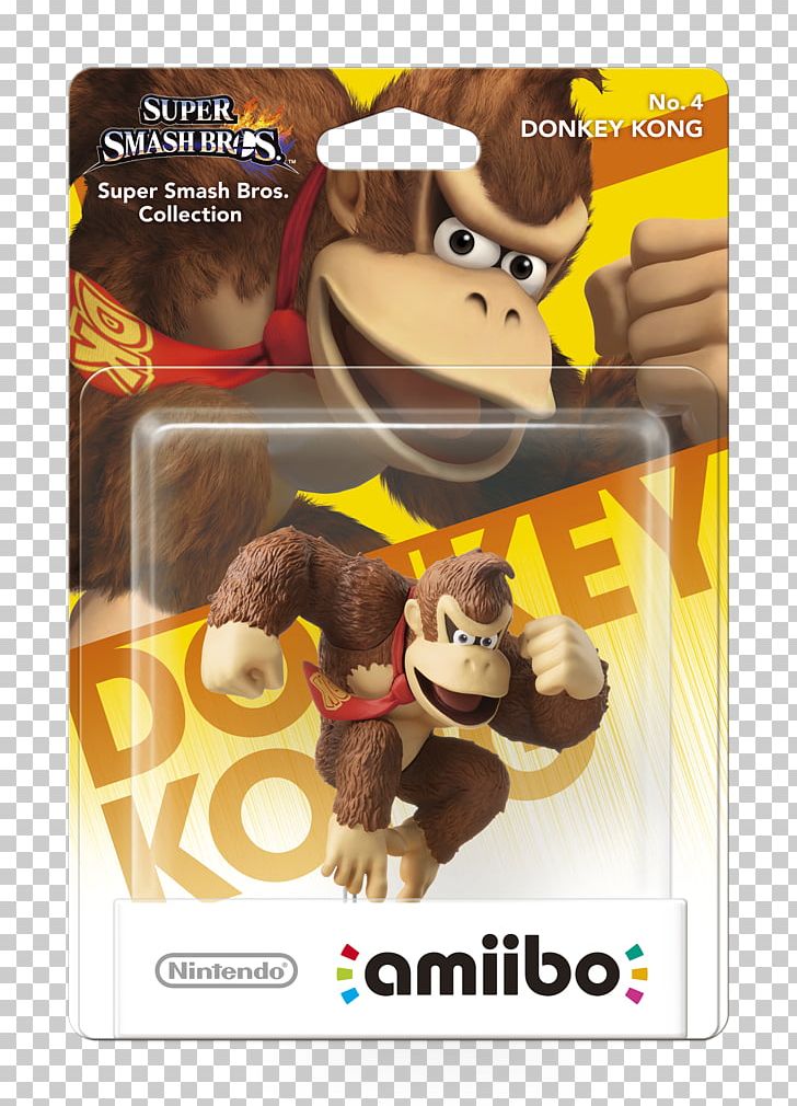 Donkey Kong Super Smash Bros. For Nintendo 3DS And Wii U Amiibo Video Games PNG, Clipart, Amiibo, Diddy Kong, Donkey, Donkey Kong, Mario Series Free PNG Download