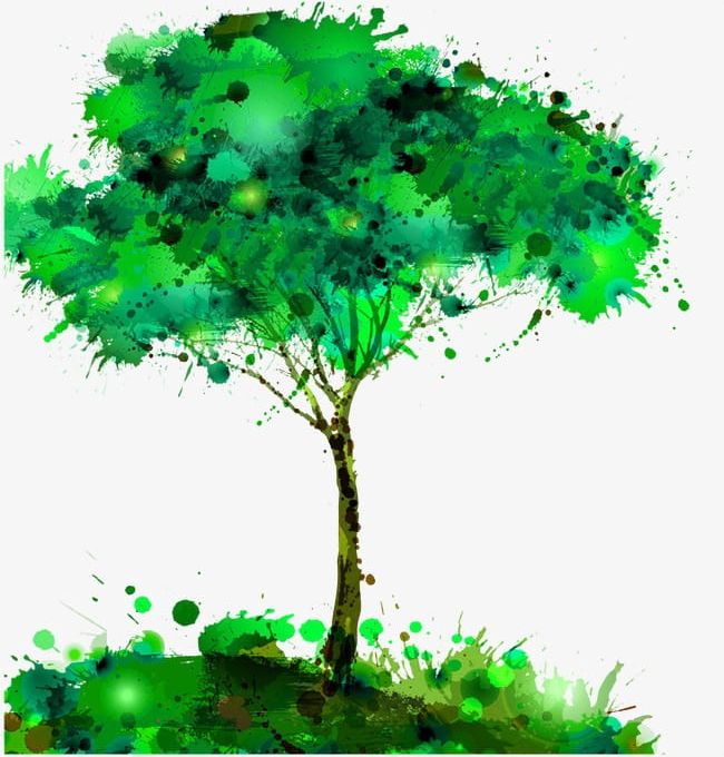 Watercolor Trees PNG, Clipart, Effect, Gouache, Shade, Splash, Splash Effect Free PNG Download