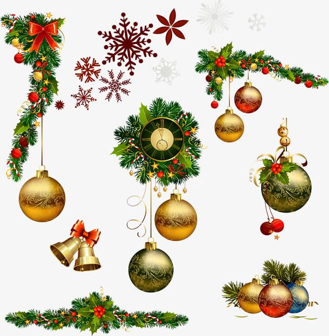Christmas Elements PNG, Clipart, Christmas, Christmas Clipart, Christmas Tree Ornaments, Elements Clipart, Festival Free PNG Download