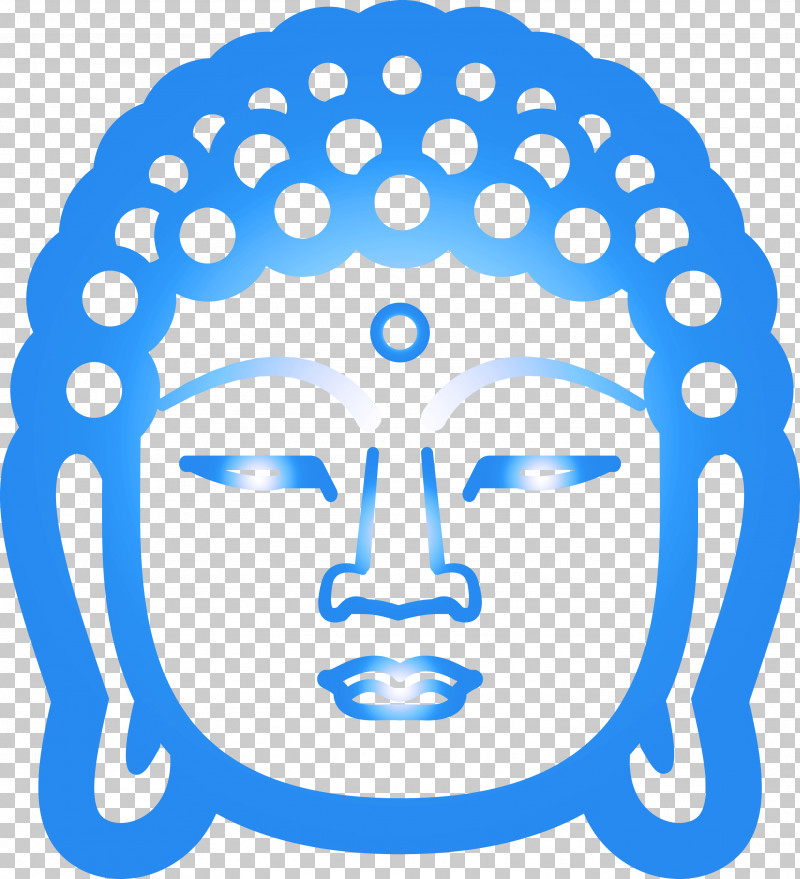Buddha PNG, Clipart, Blue, Buddha, Circle, Head, Line Art Free PNG Download