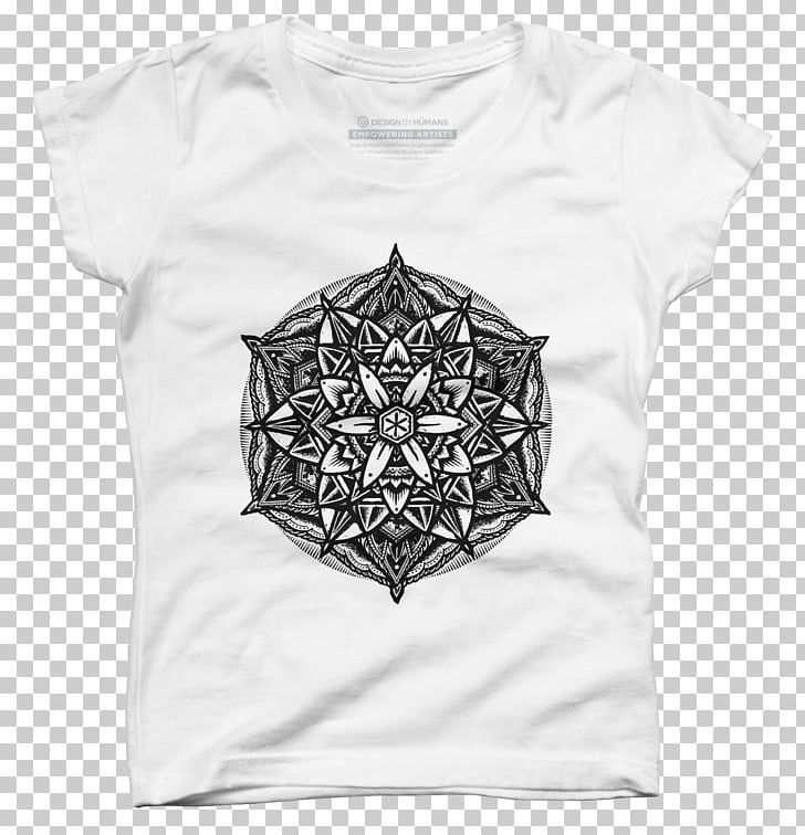 T-shirt Sacred Geometry Overlapping Circles Grid PNG, Clipart, Black, Brand, Circle, Clothing, Color Free PNG Download