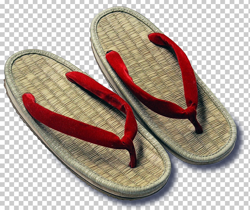 Footwear Flip-flops Slipper Red Shoe PNG, Clipart, Brown, Flipflops, Footwear, Paint, Red Free PNG Download