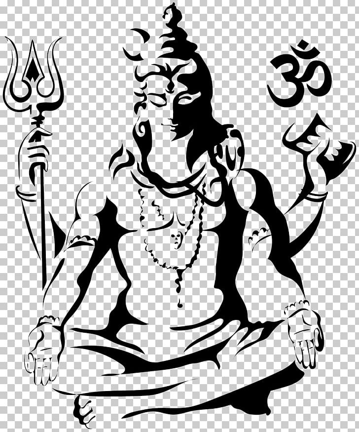 Shiva Drawing Parvati Sketch PNG, Clipart, Art, Black And White, Cartoon, Clipart, Damaru Free PNG Download