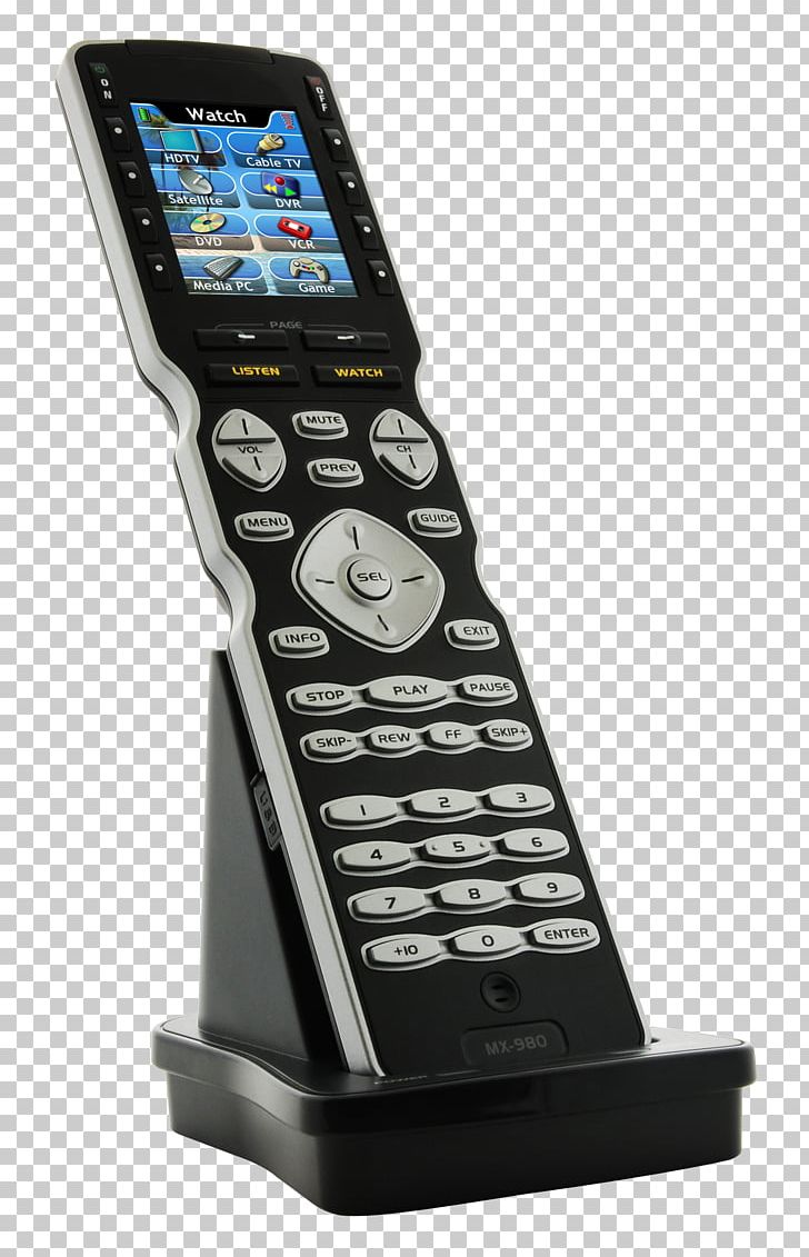 URC (Universal Remote Control) Remote Controls Feature Phone MX-980 255 Device IR RF Remote With Color LCD PNG, Clipart, Audio, Consumer, Electronic Device, Electronics, Electronics Accessory Free PNG Download