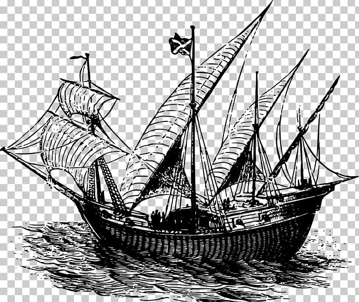 15th Century Boat 14th Century Caravel Ship PNG, Clipart, Brig, Carrack, Dromon, Longship, Monochrome Photography Free PNG Download