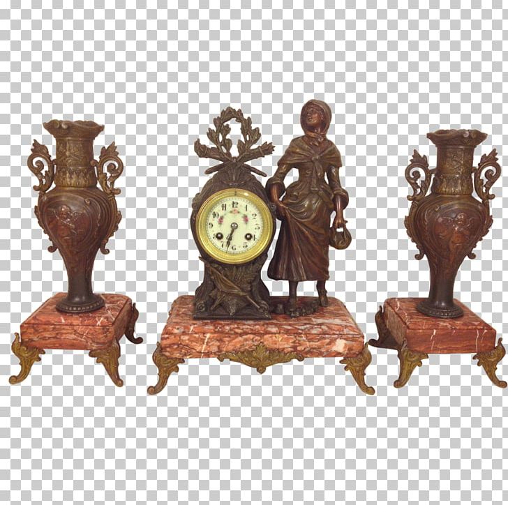 Garniture French Empire Mantel Clock Antique PNG, Clipart, Antique, Artifact, Bronze, Clock, Figurine Free PNG Download