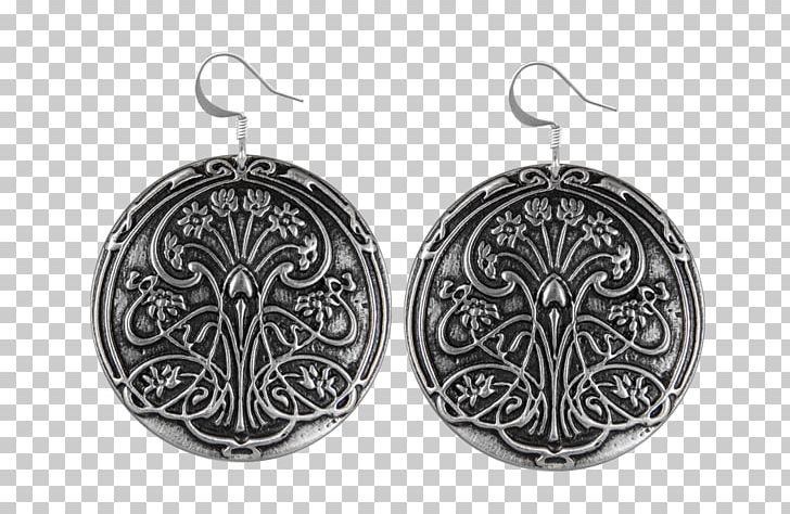 Locket Earring Silver Necklace Pond PNG, Clipart, Black And White, Diameter, Earring, Earrings, Fashion Accessory Free PNG Download