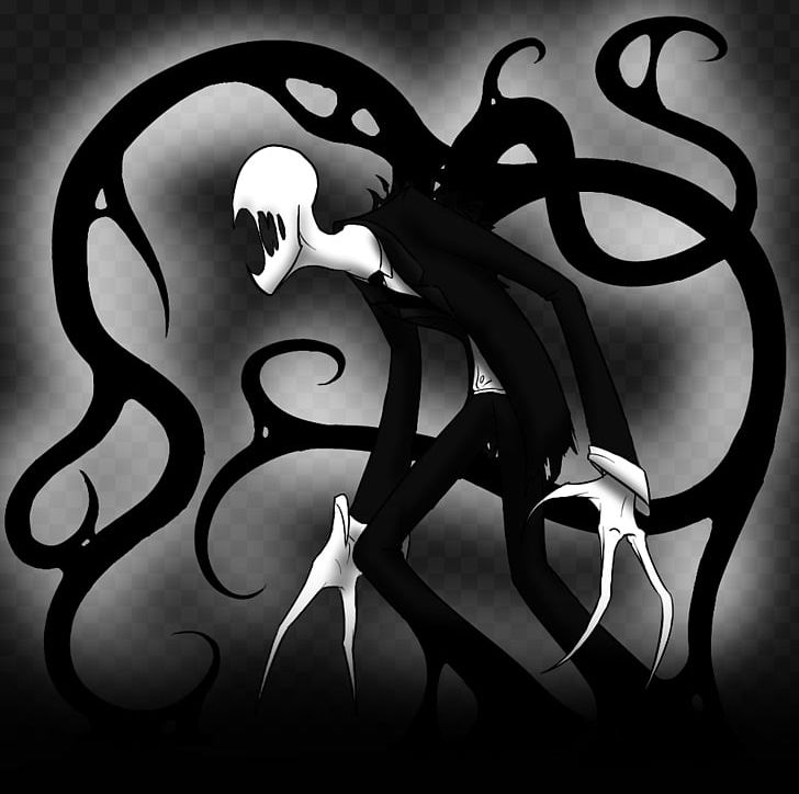 Slender: The Eight Pages Shaggy Rogers Slenderman Drawing Creepypasta PNG, Clipart, Art, Black And White, Computer Wallpaper, Creepypasta, Darkness Free PNG Download
