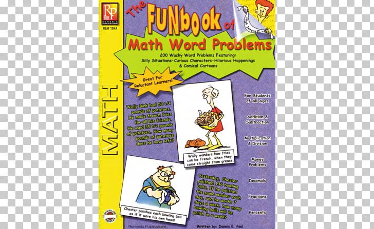 The Funbook Of Math Word Problems Mathematics Mathematical Problem Game PNG, Clipart, Action Figure, Book, Comic Book, Comics, Critical Thinking Free PNG Download