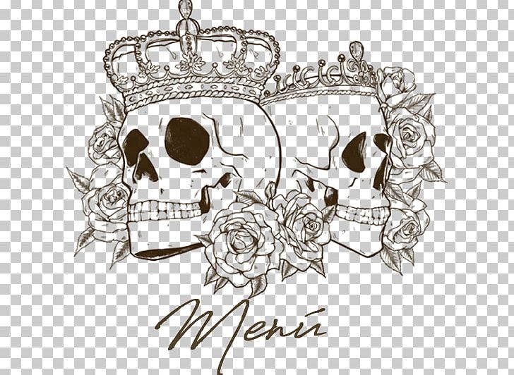 King And Queen Cantina Visual Arts Sketch PNG, Clipart, Art, Artwork, Black And White, Bone, Cartoon Free PNG Download