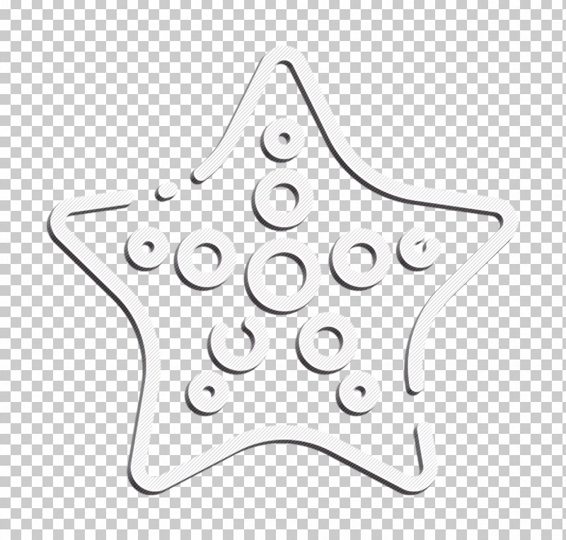 Summer Icon Starfish Icon PNG, Clipart, Black And White M, Black White M, City, Club House Hotel, Hill Free PNG Download