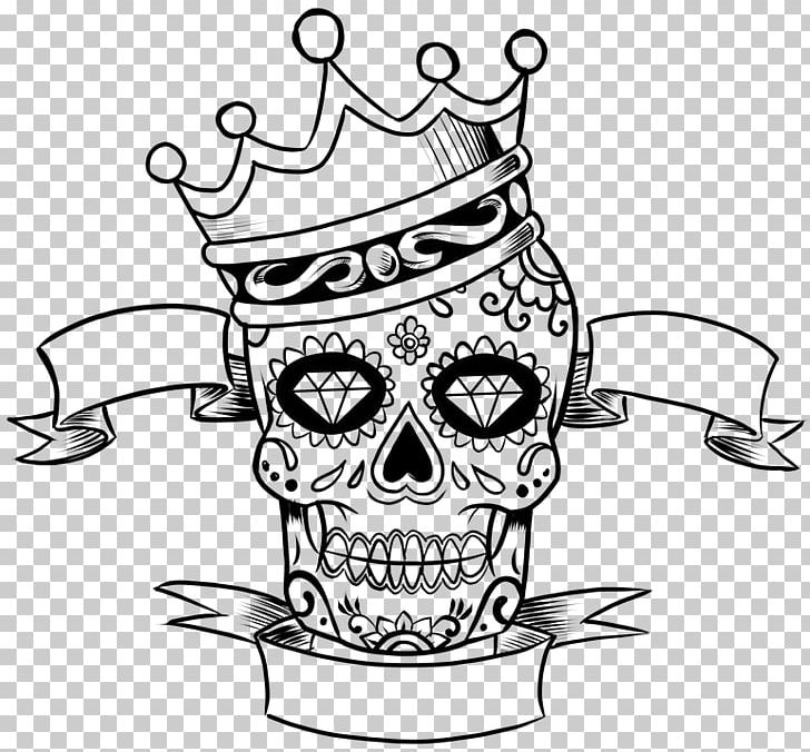 Calavera Coloring Book Skull Day Of The Dead Child PNG, Clipart, Adult, Artwork, Black And White, Bone, Book Free PNG Download